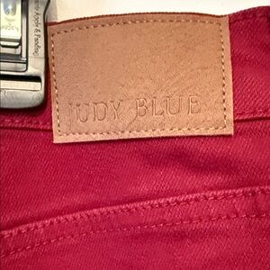 Judy Blue Vibrant Red Denim